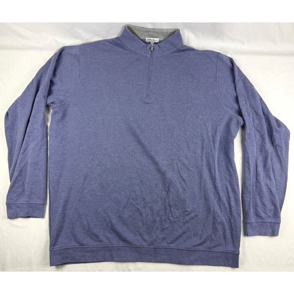 Peter Millar Golf Classic Long Sleeves 1/4 Zip Pullover Mens Size XXL